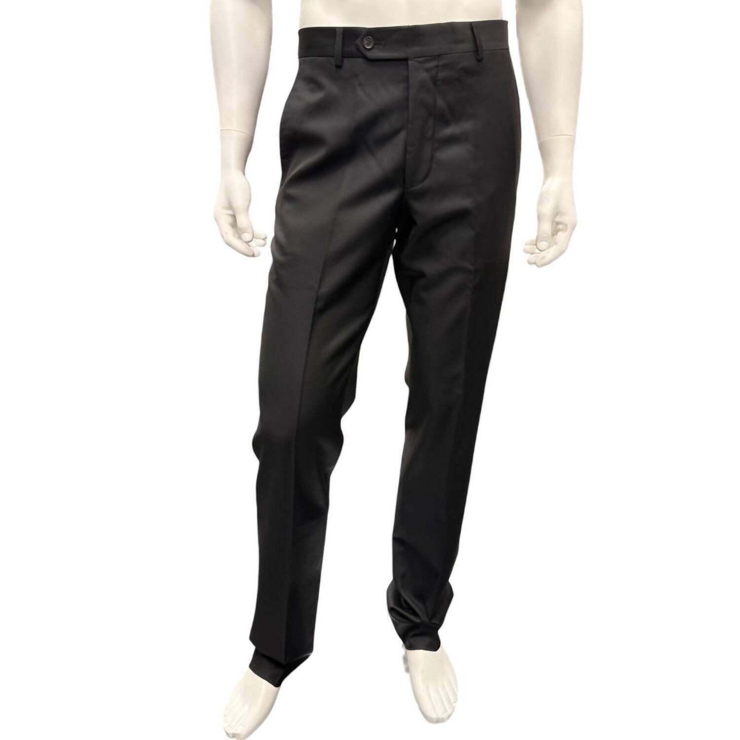 New Samuelsohn Men's Super 110's Smart Wool Serge Trousers In Black